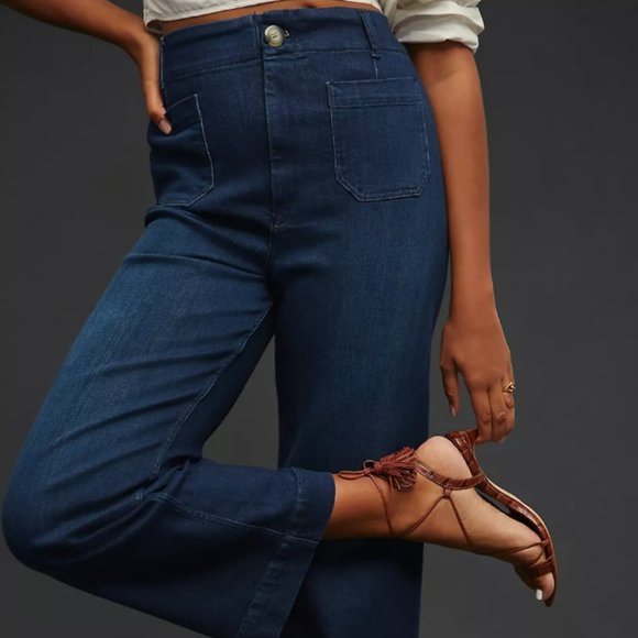 Anthropologie Pilcro The Skipper Wide-Leg Jeans  NWT - Picture 5 of 11